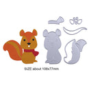 Cute Squirrel Cutting Die DIY Scrapbook/Photo Album Embossing Metal Stencil