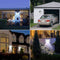 436 LED Solar Powered Lights Outdoor Bright PIR Motion Sensor Lamp (Single)