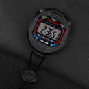 With Strap Sports Handhold LCD Stopwatch Digital Timer Time Counter Chronograph