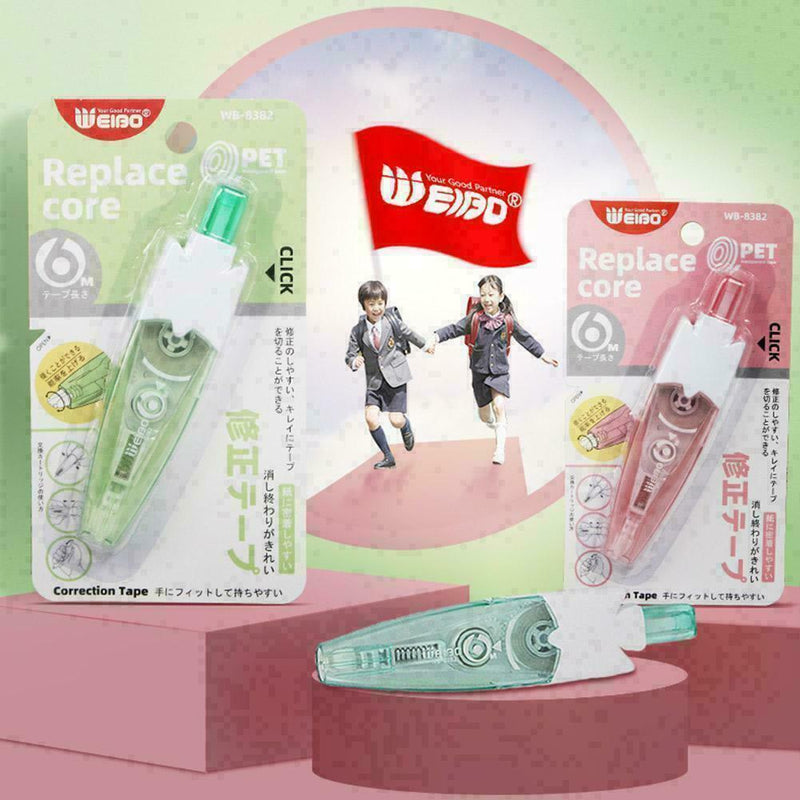 1 Pcs Press Out Pen Design Out Correction Tape School D2L7 Supplies A8J1 W0E6