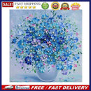 5D DIY Full Drill Round Shape Flower Grass Rhinestone Diamond Drawing for Hom