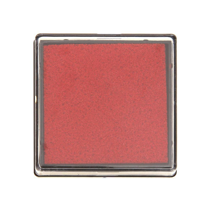 Fingerprint Square Stamp Inkpad for DIY Scrapbook Card Making Craft (Red) Newly