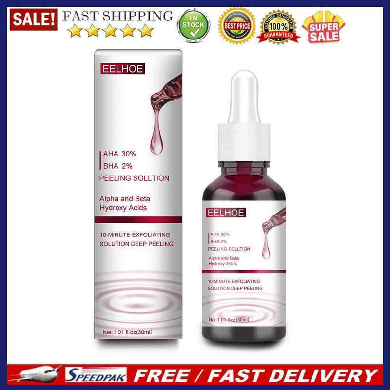 Salicylic Acid Serum AHA30% BHA 2% Shrink Pores Facial Care Serum for Women