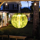 8 inch LED Solar Lantern Waterproof Pendant for Decoration (Large Leaf C) Newly