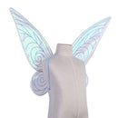 Kids Girls Fairy Wings Anti-fade Glitter Organza Princess Angel Wing (Blue)