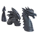 Gothic Dragon Statues Fantasy Animal Dragon Figures Garden Decor (2pcs)