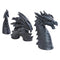 Gothic Dragon Statues Fantasy Animal Dragon Figures Garden Decor (2pcs)