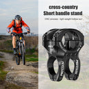 MTB Stem CNC 31.8mm Bike Handlebar Stem Bicycle Ultralight Riser (Black) Newly