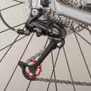 Bicycle Rear Derailleur 11T Road Bike Speed Guide Pulley Wheel Part (Red) Newly