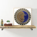 5D DIY Special Shaped Diamond Painting Moon Face Cross Stitch Mosaic Kits