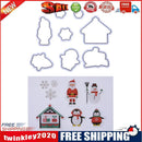 Silicone Christmas Stamp+Metal Cutting Dies Stencil Frame Scrapbook Album