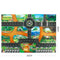 Dinosaur Traffic Road Baby Play Mat Kids Climb Floor Game Pad (83 X 57cm) Newly