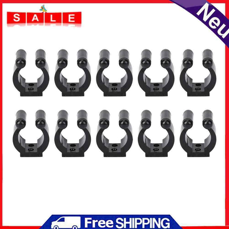 20pcs Fishing Rod Storage Clips Portable Club Pole Rack Clamps Holder (L)