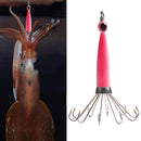 Squid Jig Fishing Lure Hook Octopus Artificial Hard Bait (Luminous Pink 10