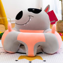 Baby Sofa Support Seat Cover Plush Learning To Sit Feeding Chair (Dog) Newly