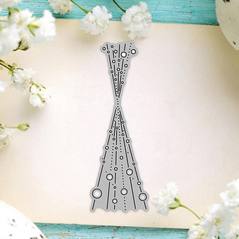 Christmas Bubble Spotty Line Metal Cutting Dies Scrapbooking Stencils Craft DIY`
