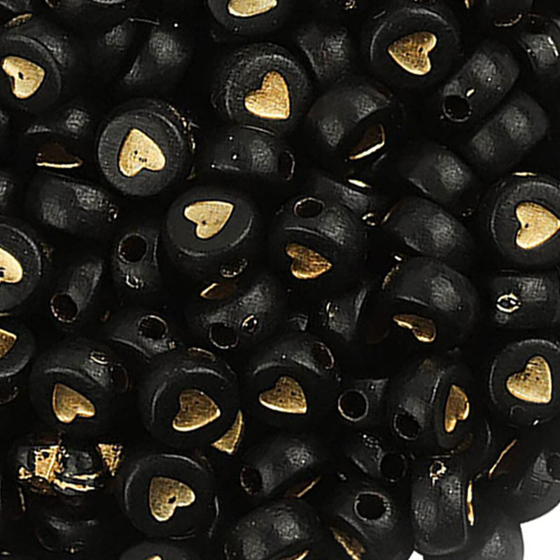 100pcs DIY Colorful Beads Flower Stars Heart Shaped Beads A - Z Cube Beads