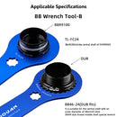 #A Bicycle Crankset BB Installation Remover Wrench 6061 Aluminum Alloy Spanner