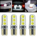 Silicone 5050 6500K License Plate Light Dome Map Car LED Reading Bulbs T10 W5W