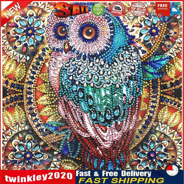 5D DIY Special Shaped Diamond Painting Bird Cross Stitch Mosaic Craft Kits Newly