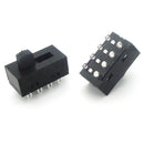 8 Pin Thermostat Electric Blanket Slide Switch Toggle Switch 250V 3A DIP Switch