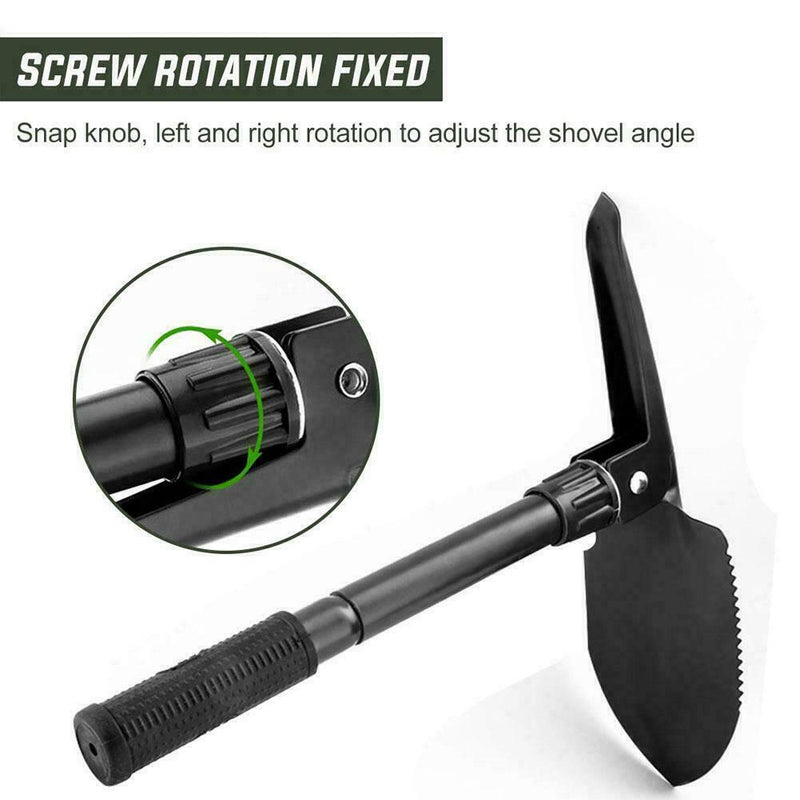 Military Portable Folding Shovel Survival Spade Outdoor Tools For Camping Y9J0