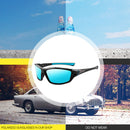 Polarized Sunglasses Men UV400 Outdoor Driving Eyewear (Black Ice Blue) Newly