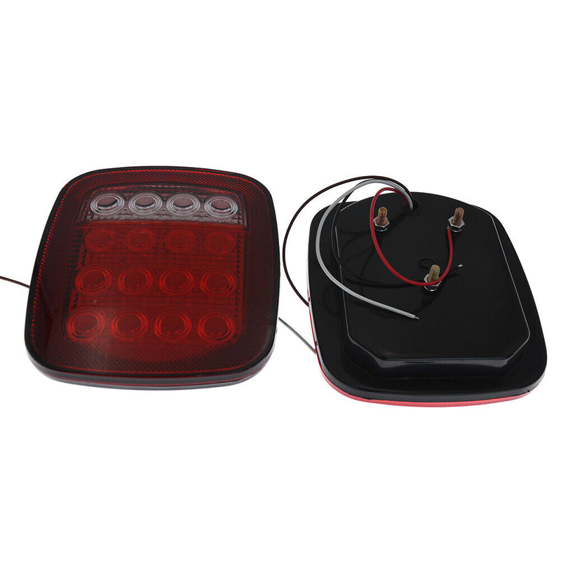 2pcs Tail Light for Jeep Wrangler JK TJ CJ YJ 16LED Turn Signal Stop Backup Lamp