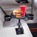 Durable Car Cup Holder Tray - Car Vehicle Organizer Rotation Function Tray Newly