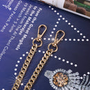 Metal Bag Chain Strap Handle Replacement for DIY Purse Shoulder Handbag 120
