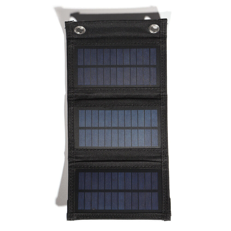5W 5V Cellphone Solar Charger Panel Outdoor Camping Hike Folding USB Power