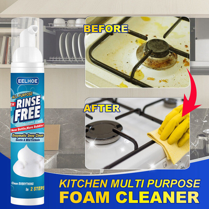 100ml Kitchen Stove Grease Foam Cleaner Rust Stains Laundry Remover Tools For