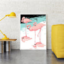 Frameless Painting By Numbers Art Animals Words DIY Digital Painting On Canvas