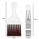 Stainless Steel Fin Comb Radiator Air Conditioner Clean Brush (Brush+Comb) Newly