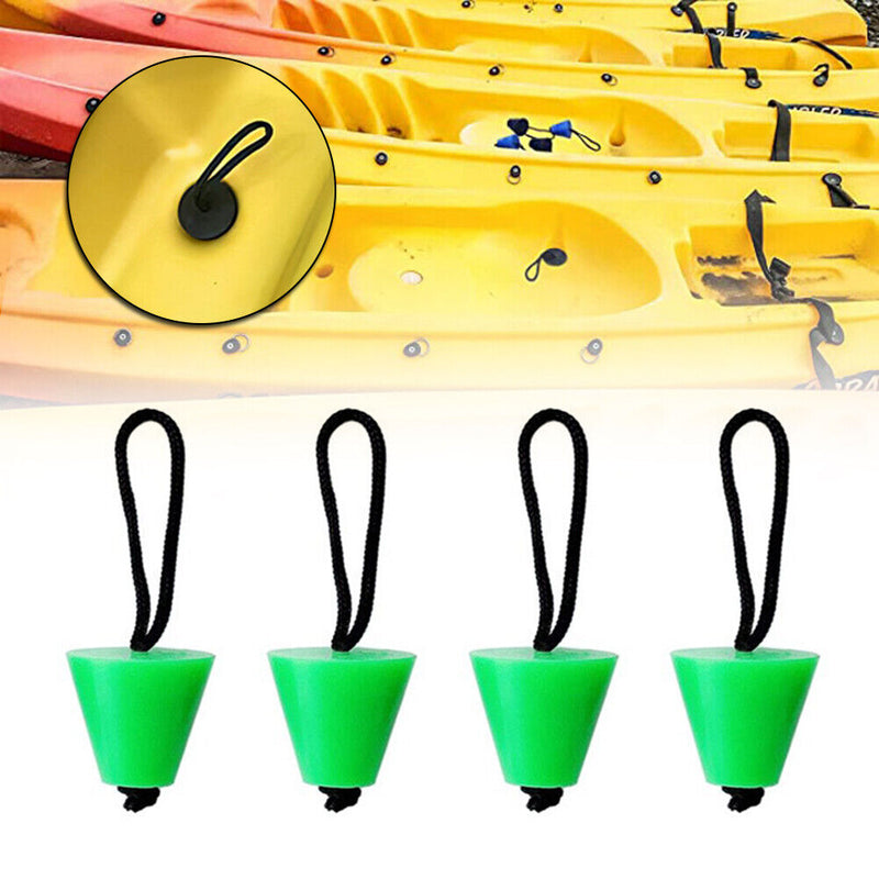 4pcs Universal Kayak Marine Boat Scupper Stopper Bungs Drain Holes Plugs w/