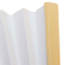 Blank White DIY Paper Bamboo Folding Fan for Hand Practice Calligraphy Draw