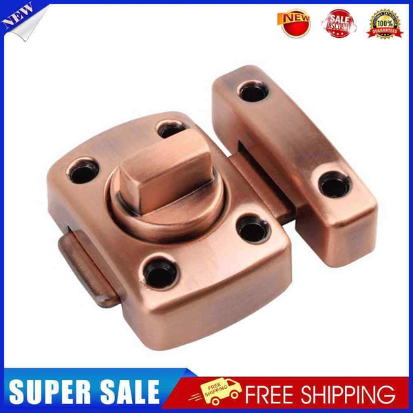 #A Door Right Angle Sliding Door Lock Zinc Alloy Spring Button Lock for Househol