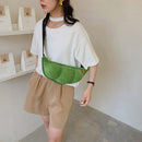 Creative Peas Shoulder Bag Plush Purse Cute Cartoon Chest Crossbody Phone Bags