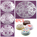 Bakery Tools Decorating Stencils Birthday Party Cake Mold Mould Flower Heart