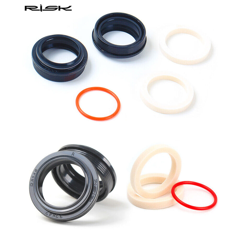 RISK Mountain Bike Front Fork Oil Sponge Dust Oil Sealed Foam Ring Kit (A)