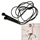 Boxing/Jump/Speed/Sports/Fitness Adjustable Length Jump Rope Skipping Black