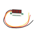0.36 inch Mini DC 0-100V 3-Wire Gauge Voltage Meter Voltmeter Monitor Teste