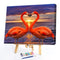 Oil Paint by Numbers Kit Flamingo DIY Picture Drawing Artwork Wall Craft Gifts