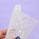 DIY Crafts Embossing Template Walls Painting Layering Stencils Scrapbooking