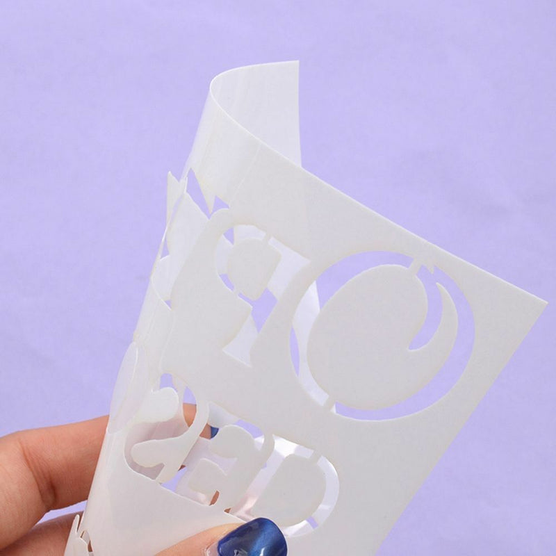 DIY Crafts Embossing Template Walls Painting Layering Stencils Scrapbooking