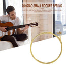 6pcs Copper Rust-proof Folk Guitar Strings Acoustic Guitar Parts (Yellow) Newly