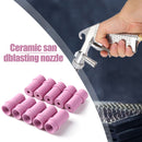 10pcs Sandblaster Spray Tips Sandblasting Gun Ceramic Nozzles Kit (4.5mm) Newly