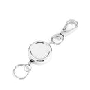 Retractable Pull Badge Key Chain Elastic Nylon Rope Anti-lost Keyrings Newly