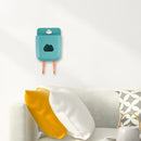 Phone Wall Mounted Holder Detachable Hook Plug Charging Organizer (Green) Newly