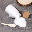 Wooden Spoon Frosted Seal Jar Storage Container Cork Stopper Bath Salt Bottle